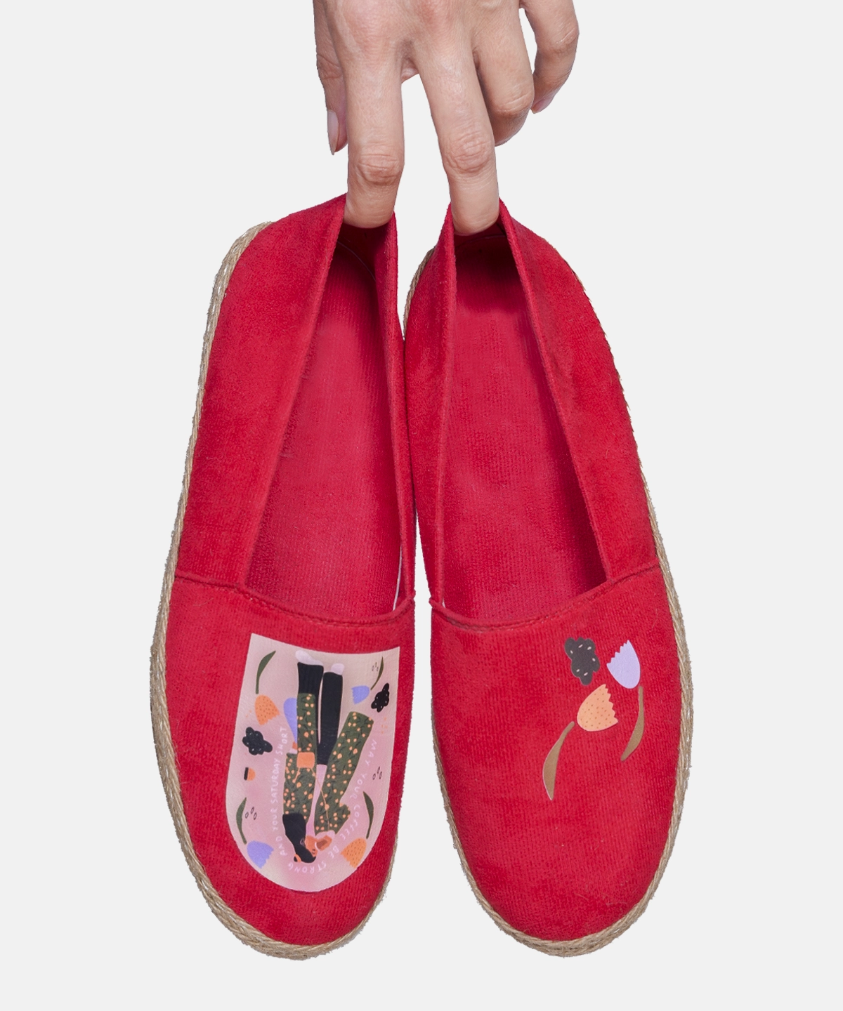 SHOSE-RED3 کفش کنفی قرمز