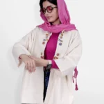کت کتان جلوباز مدل پلاس