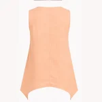 تاپ لینن یقه گرد مدل باران - Image 7