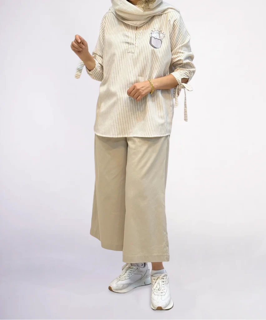 شومیز ترلان جلوبسته